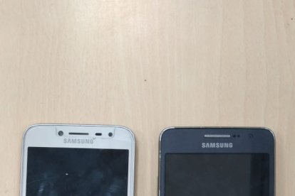 Entre las evidencias constan dos celulares.