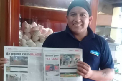 Dairo Orozco, de 30 años, se ganó 50 dólares de la promoción ‘¡Despega y gana!’.