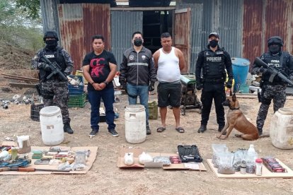 Los detenidos fueron llevados a la Unidad Judicial de Playas.