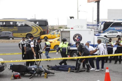 Tanto personal vial como socorristas participaron en el simulacro