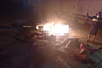 Escenas de internos incinerados, circularon en las redes sociales.
