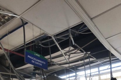 Los daños en un hospital quiteño.