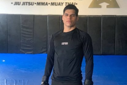 Aaron Cañarte es parte de los ecuatorianos que se prepara en el Entram Gym, en México.