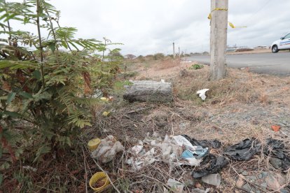 En este lugar fueron encontrados los restos de Patricio Montaño.