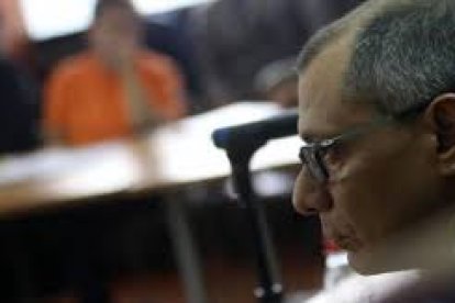 Jorge Glas, durante una de tantas comparecencias ante la justicia ecuatoriana.
