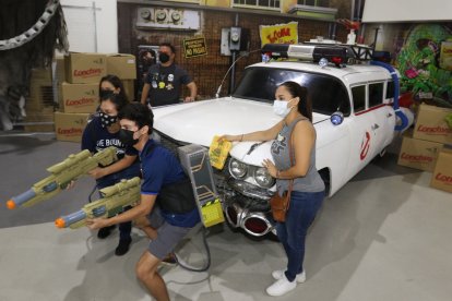 El carro de los Cazafantasmas fue uno de los atractivos de este edición.