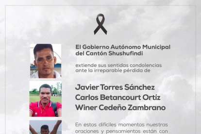 Las tres víctimas eran padres de familia, según uno de sus compañeros.