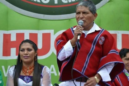 Luis Chango, presidente de Mushuc Runa, espera que en el 2022 los equipos grandes vayan a jugar a su estadio.