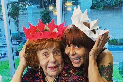 Alejandra Guzmán y su mamá Silvia Pinal