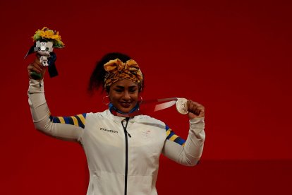 Tamara Salazar ingresó al Olimpo con su presea de plata en Tokio.