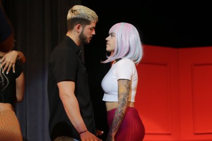 La última gala reunió a Renier y Melissa, la parejita que terminó su relación al concluir el reality