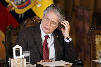El presidente Guillermo Lasso.