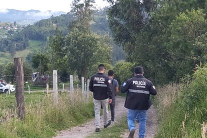 La macabra escena ocurrió en un barrio del sur de Cuenca.