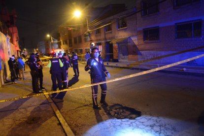 La zona fue cercada.