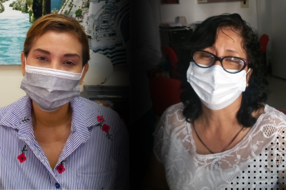 Jéssica Arreaga, de JS Travel y Mónica Bonoso, de la agencia Cansiong Travel.