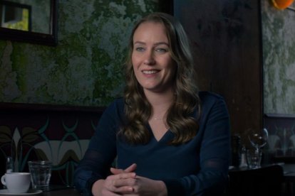 Una de las mujeres estafadas.