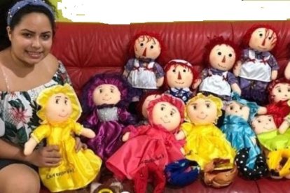 Victoria está feliz de su emprendimiento y de poder ayudar para costear sus gastos médicos.