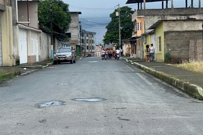 El barrio de la parroquia 24 de Mayo, donde ocurrió la sangrienta refriega.
