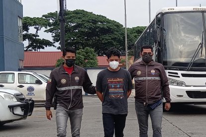 Bryan Rosas fue detenido en una casa cerca del sitio donde ocurrió el crimen.