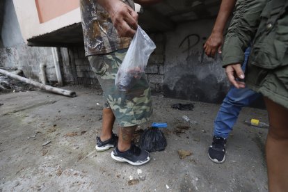 Aquí fue hallado su cuerpo y algunas partes del cráneo.