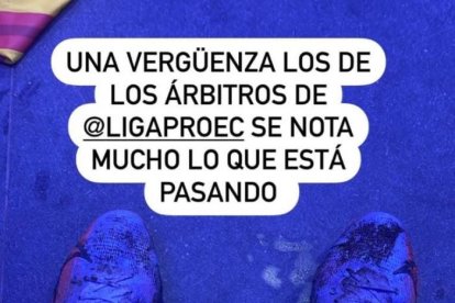 Sergio López se desahogo en su cuenta de Instagram