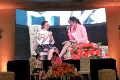 Martha María ha participado en varios conversatorios y charlas sobre la inclusión.