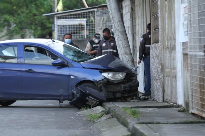 Galo Herrera se movilizaba en este auto.