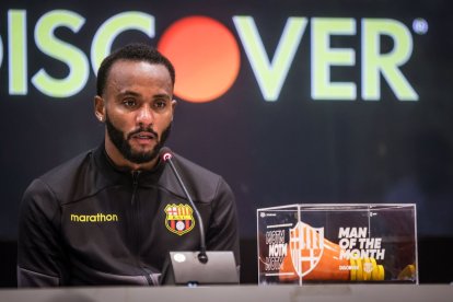 Leonai Souza agradeció a la hinchada por el respaldo en Copa Libertadores.