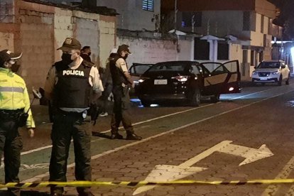 Jaime Cabezas manejaba su carro cuando sufrió el atentado.