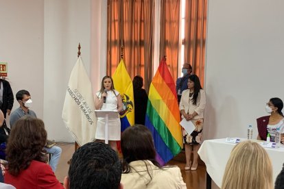 Bernarda Ordóñez habló sobre el trabajo de la Secretaría de Derechos Humanos.