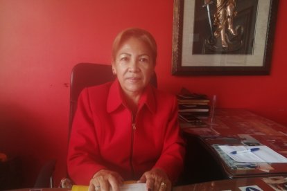 Wilma Villa, presidenta de la Asociación de Mujeres Abogadas de Tungurahua.