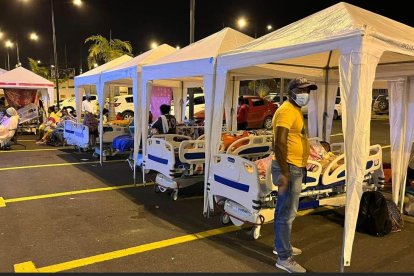 El día del sismo hasta los pacientes de un hospital tuvieron que ser evacuados.
