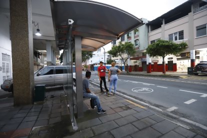 La parada ya fue reparada con el reemplazo de las partes sustraídas.