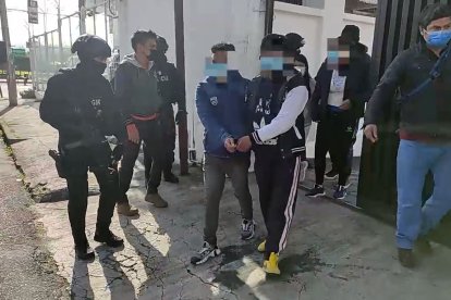 Varios de los detenidos en las ultimas semanas son de nacionalidad colombiana.