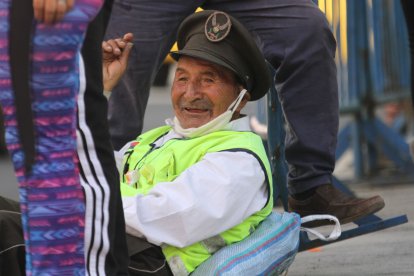 Todos los días viaja desde Yaruquí para cumplir con su labor.