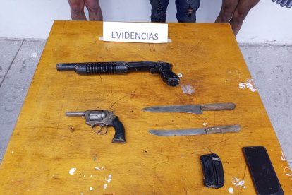 Estas armas supuestamente utilizaban los choros para atacara a sus víctimas