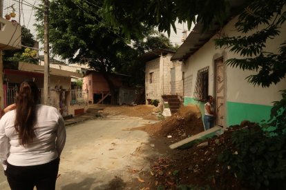 Germania residía en la casa verde; mientras que Samuel en la vivienda sin enlucir.