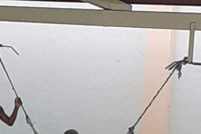 Primera imagen del futbolista en la Peni.