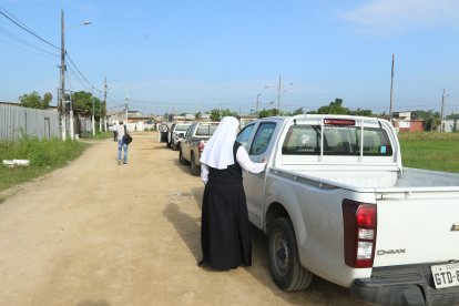 Estuvimos en el cantón Durán, donde fueron baleados un padre y sus tres hijos.
