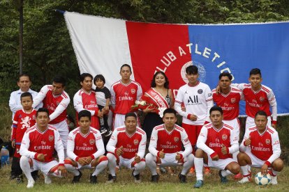 El club Dolorosa, uno de los animadores del torneo indígena.