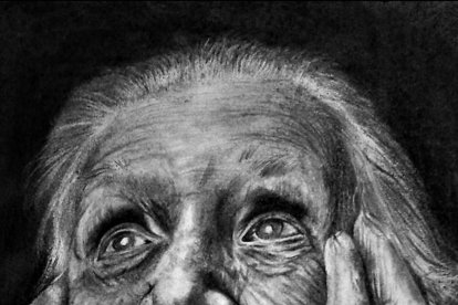 Una de las obras a través de las cuales la médica expresa sus sentimientos.