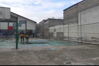 En este lugar fue donde murió el estudiante electrocutado.