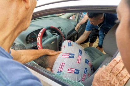 Un ráfaga de balas recibió la víctima mortal.