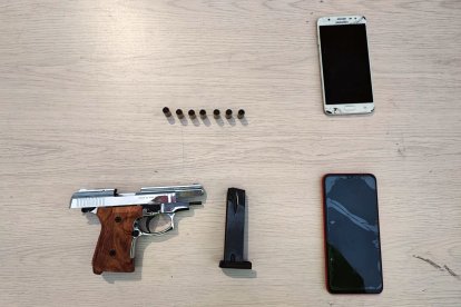 Esta fue el arma con la que atacaron al joven estudiante.