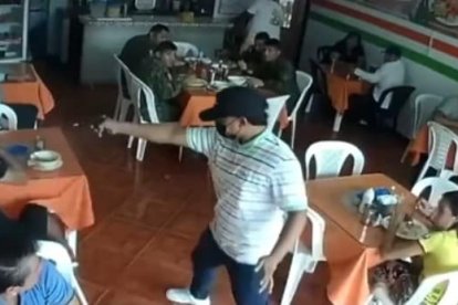 En Guayaquil, militares vieron un sicariato.