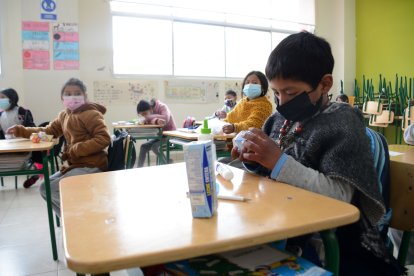 El niño asegura que le encantan las Matemáticas.