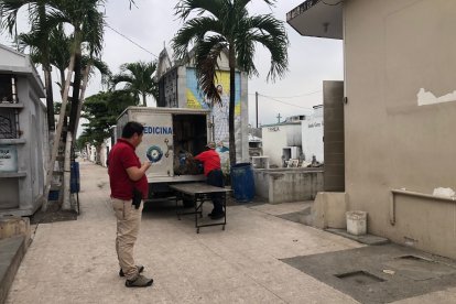 En la morgue del cantón Milagro se efectuó el examen legal a la víctima.