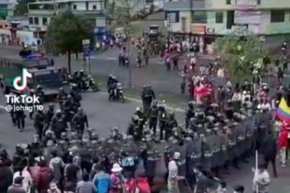 Según los moradores del sector de Cutuglagua, la bronca duró más de dos horas.