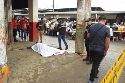 En la calzada quedó el cuerpo de Gokú. Agentes hicieron el levantamiento de su cuerpo.