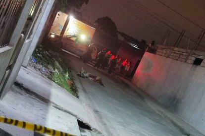 El cadáver fue hallado en esta calle de Durán.